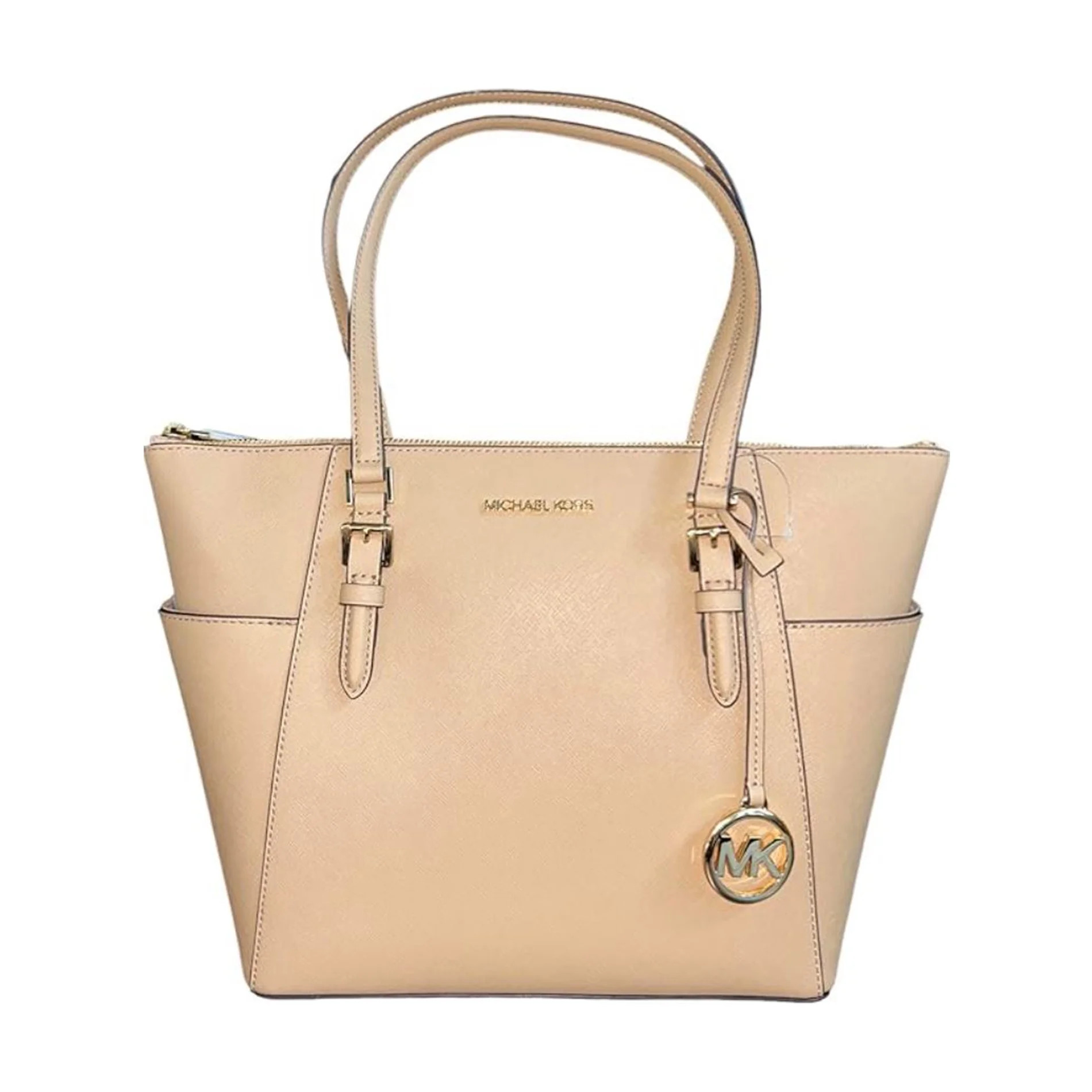 Michael Kors Womens Charlotte Large Top Zip Tote (Camel) 35T0GCFT7L-222 | Walmart (US)