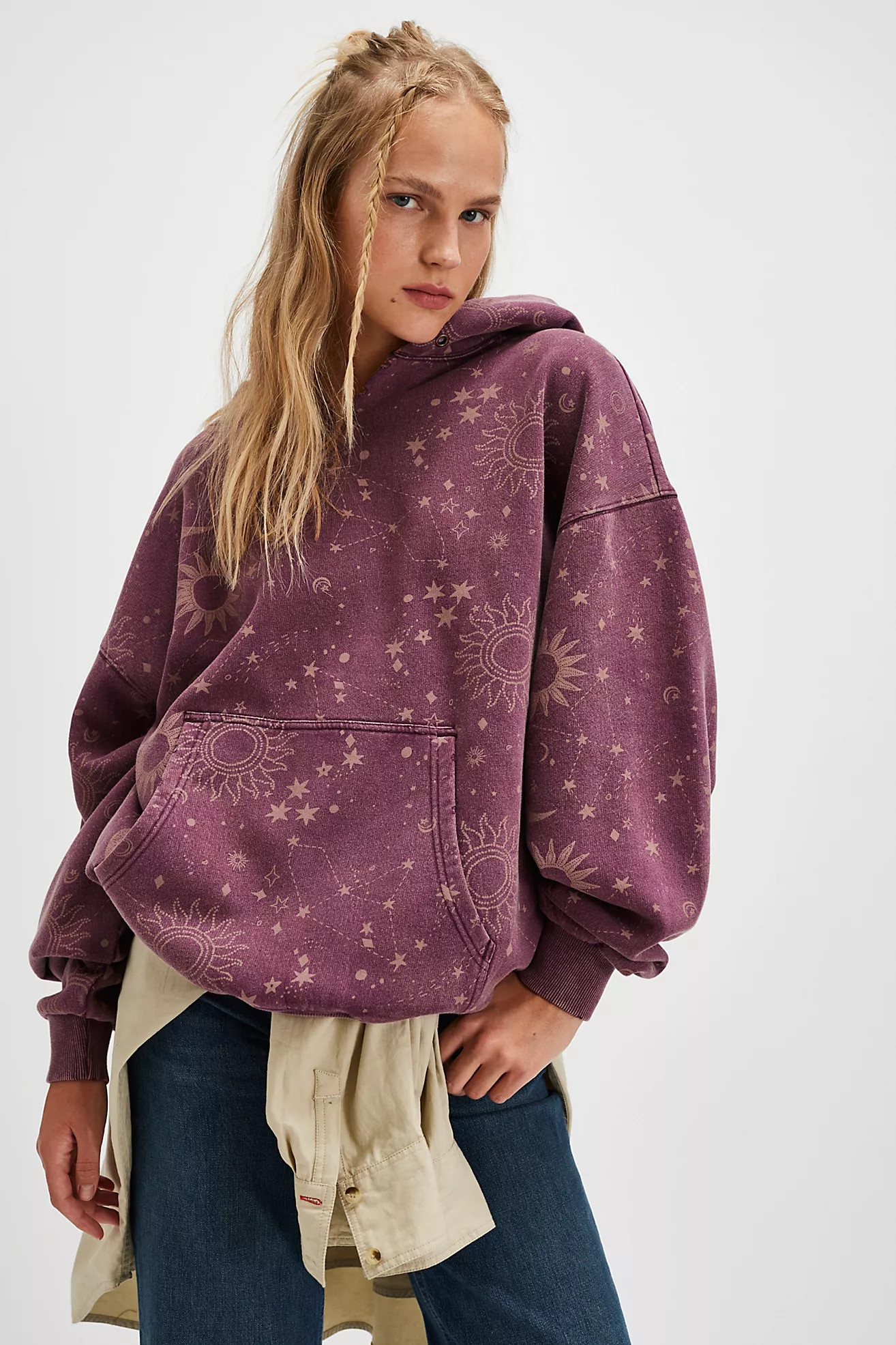We The Free It's A Vibe Printed Hoodie | Free People (Global - UK&FR Excluded)