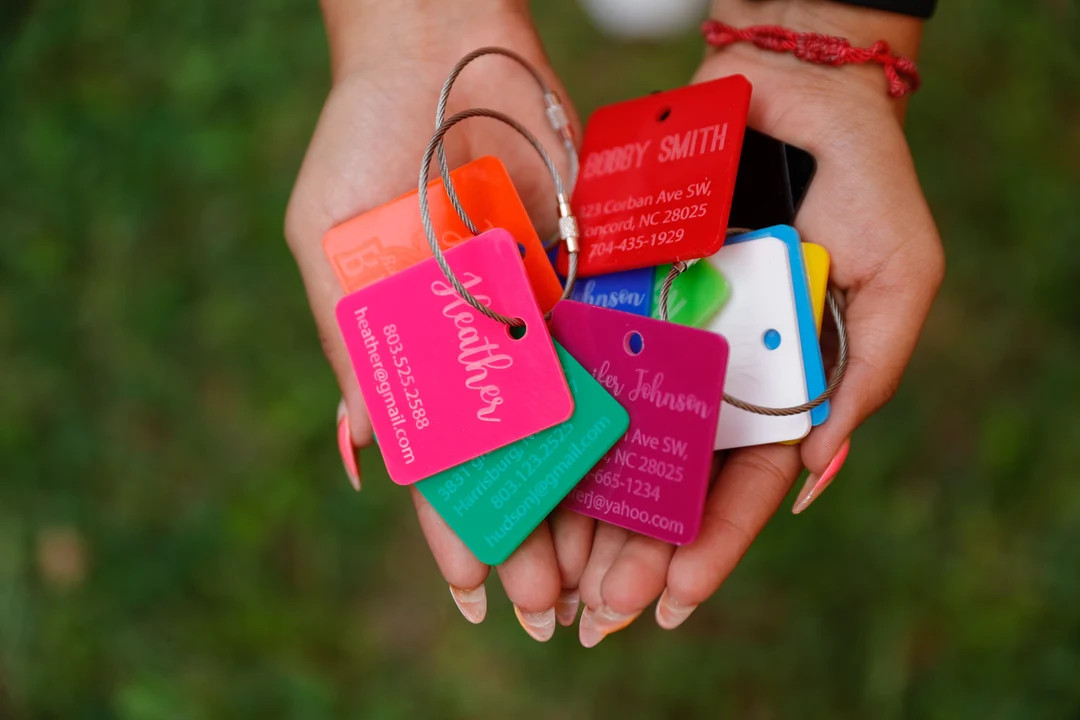 Premium backpack name Tags personalized, customized luggage Name tags, Backpack name Tag Personal... | Etsy (US)