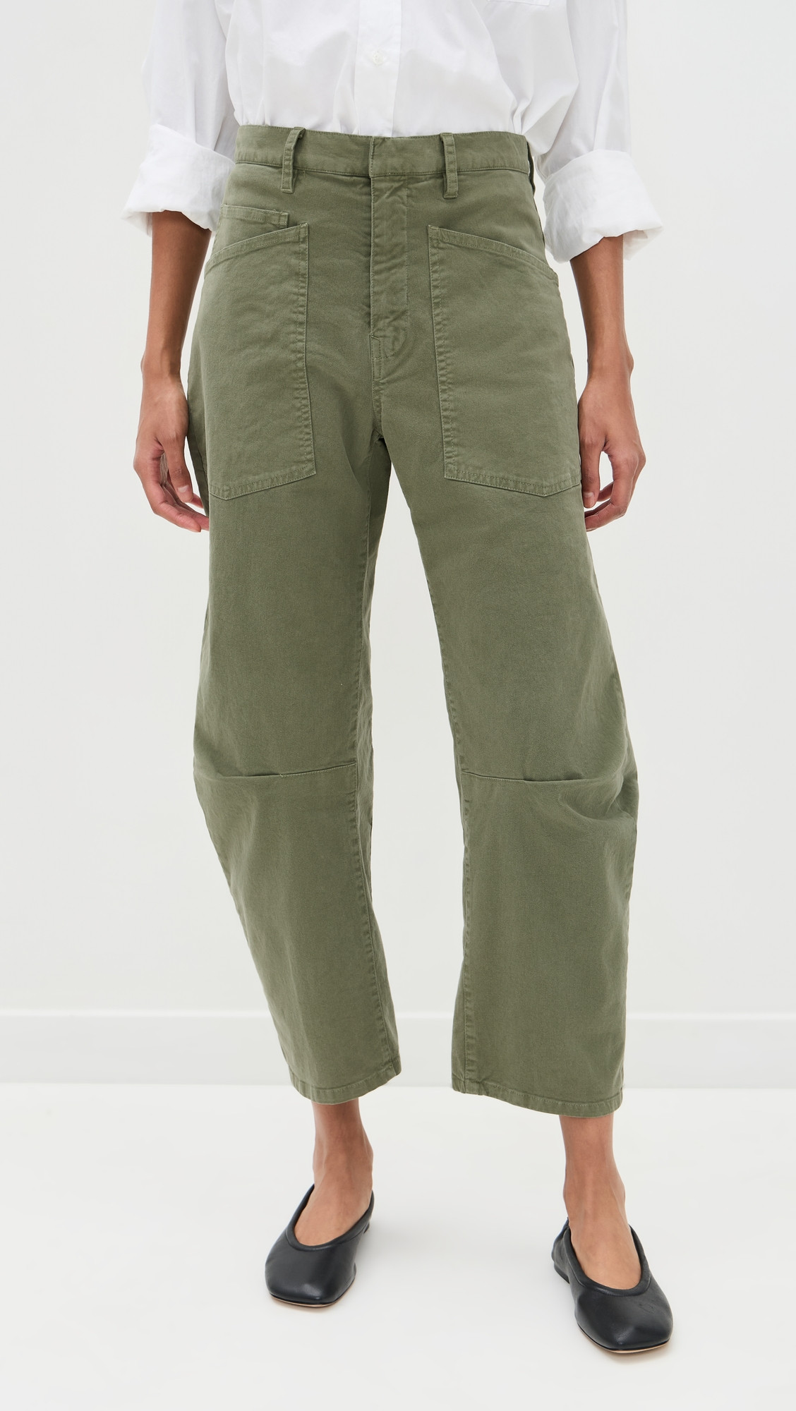 Nili Lotan Shon Twill Pants Camo 8 | Shopbop