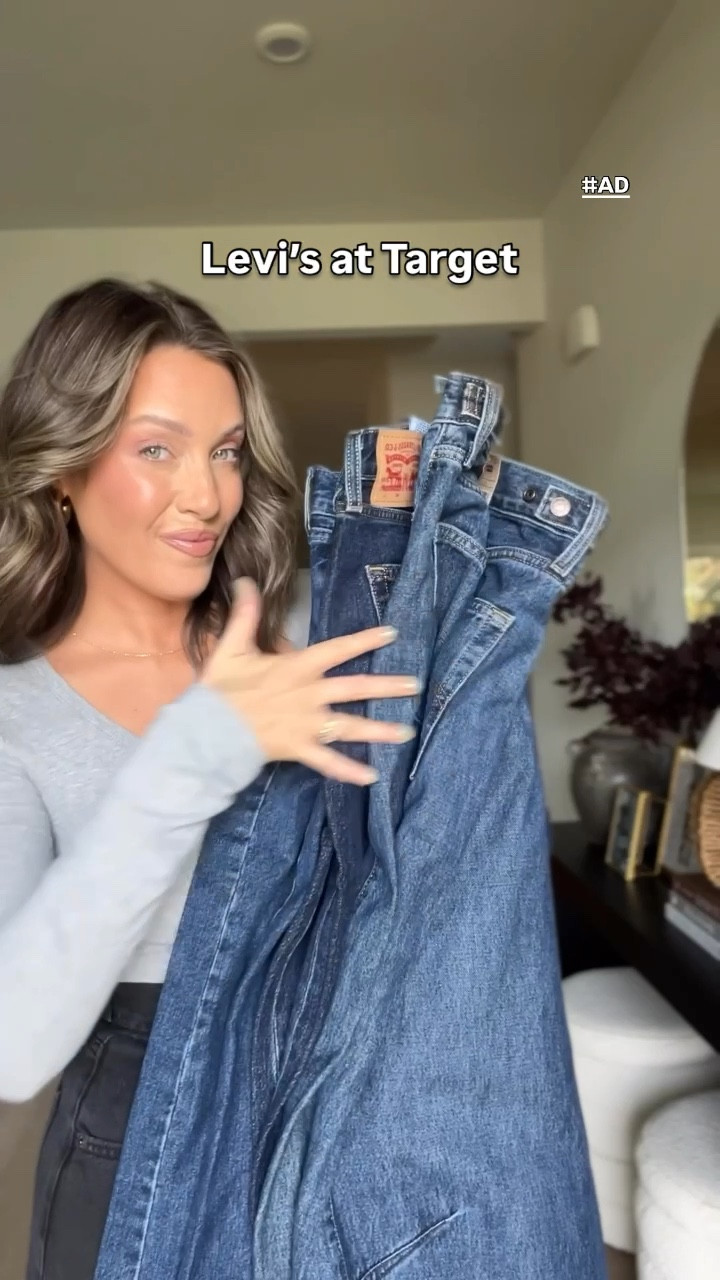 #ad Levi’s jeans try on👖 All styles available at Target !! #paidlink #target #liveinlevis #targetpartner @target @levis 