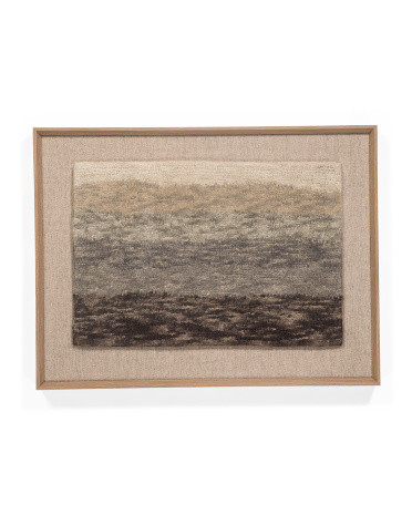 32x42 Wool Face Artico Natural Handcrafted Wall Art | TJ Maxx