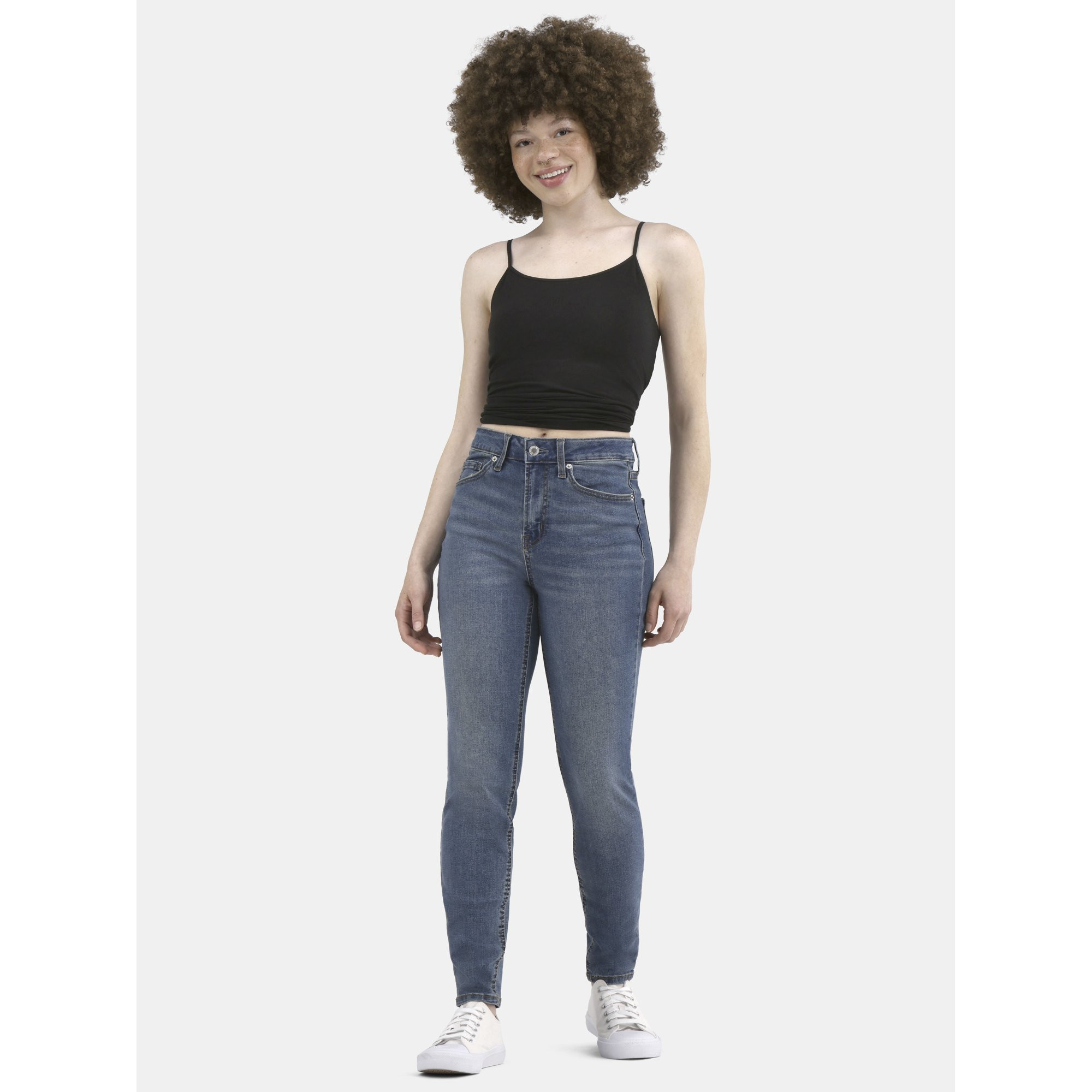No Boundaries High Rise Skinny Jeans, 29” Inseam, 1 or 2-Pack, Women’s | Walmart (US)