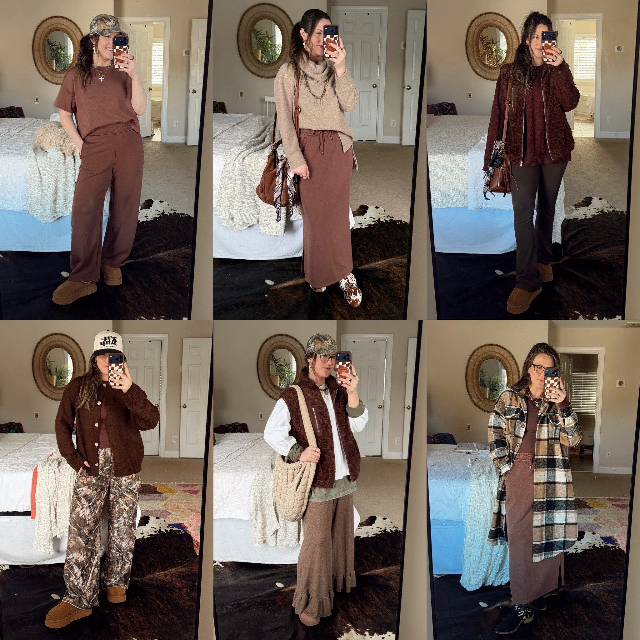 I can confidently say that brown was my color of choice this fall/winter 🤎 

chocolate brown outfit, casual realistic outfit inspo for the busy everyday mom style. I learned that chocolate brown suits my skin tone much better that a solid black. 

#LTKootd #LTKmomlife #LTKPetite