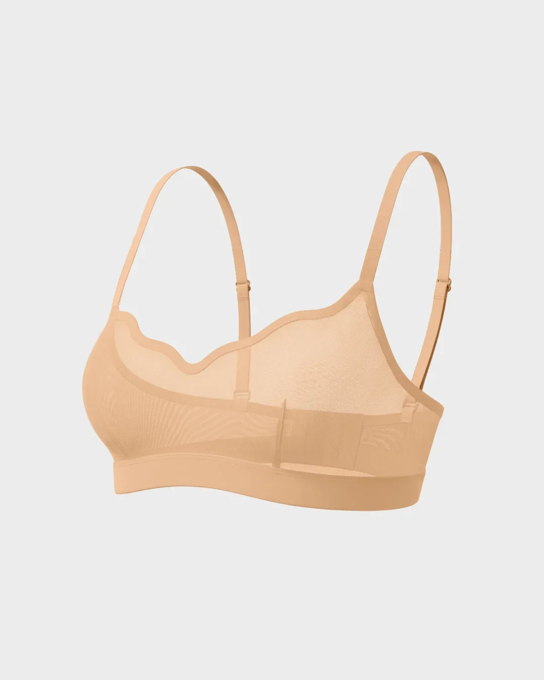 Cookie Dough Sheer Bralette \u2013 Seamless, No Wire | EBY (US)