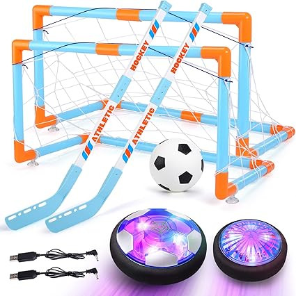 EagleStone Hover Soccer Ball Set, Toddler Hockey Set, Rechargeable Hover Soccer Ball with LED Lig... | Amazon (US)