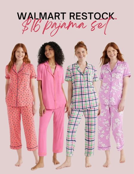 Walmart restock now $16 pajama set 

#LTKstyletip #LTKfindsunder50 #LTKover40