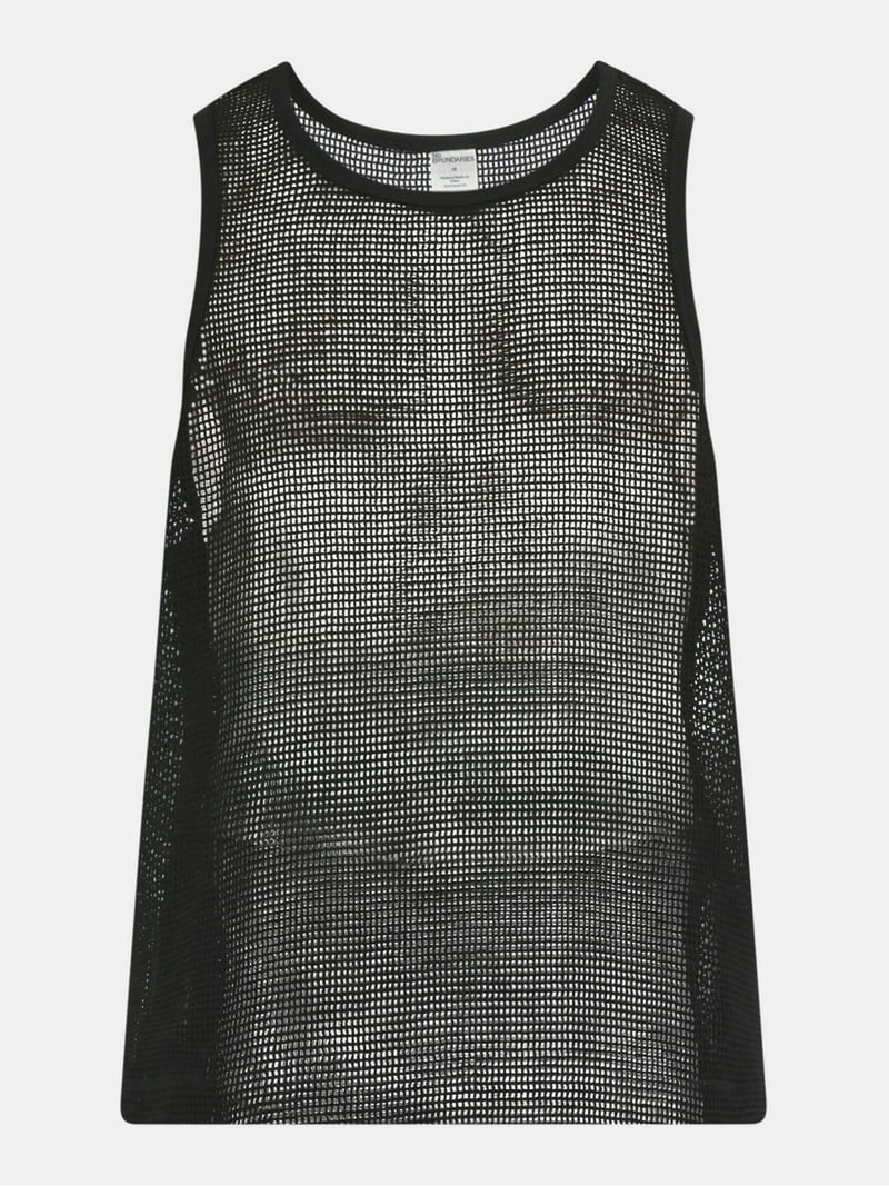 No Boundaries Men's & Big Men's Open Knit Boxy Fit Tank Top, Sizes XS-3XL | Walmart (US)