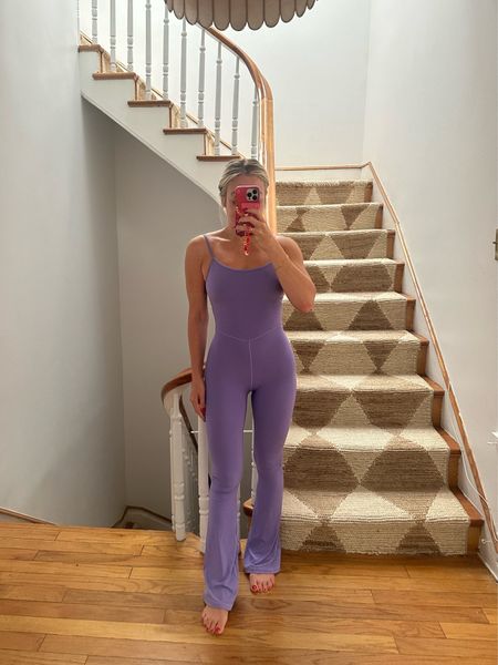 Aerie purple flared jumpsuit currently 50% off! I’m wearing size XS 💜

#LTKFitness #LTKSaleAlert