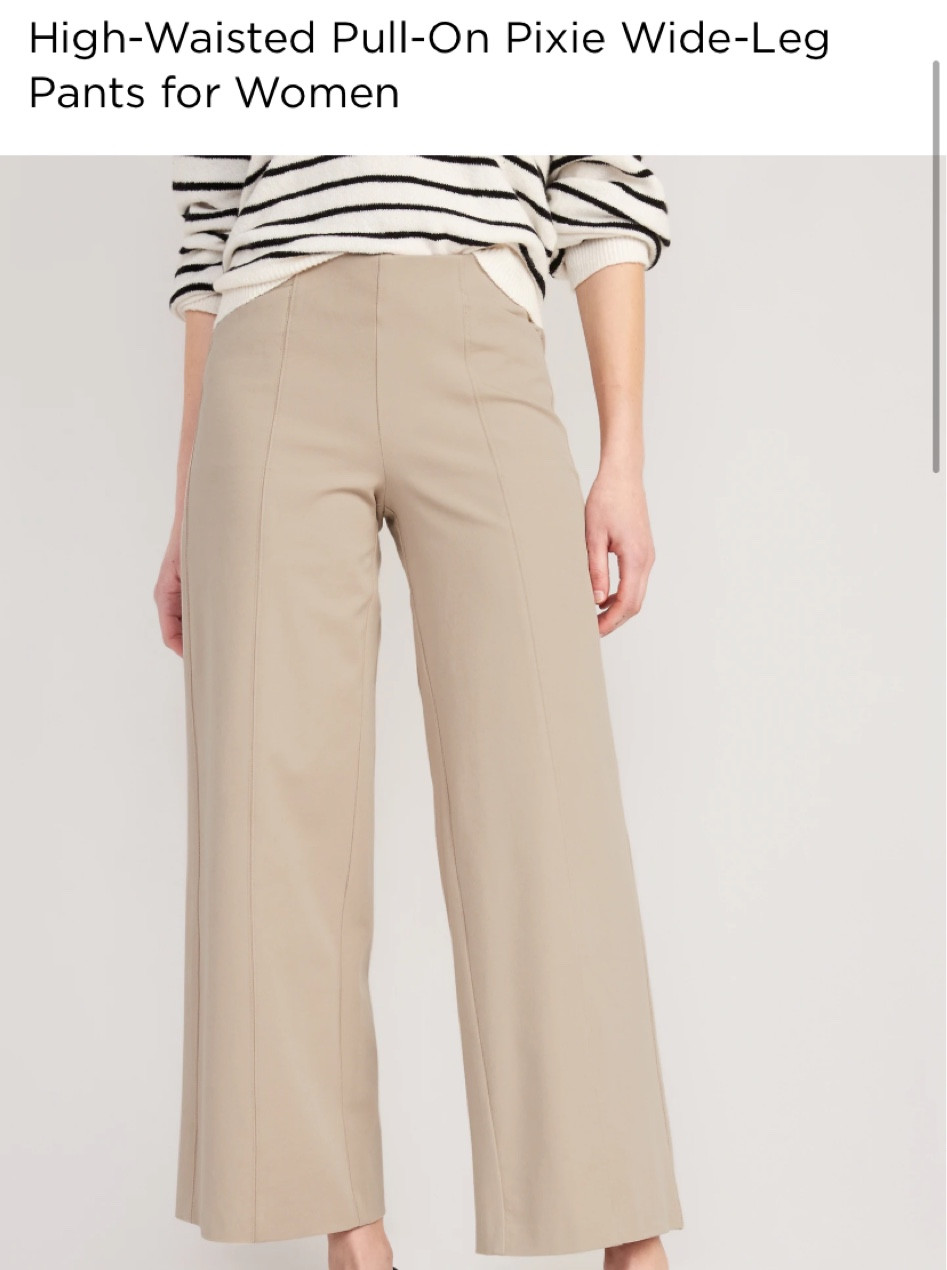 Y’alllllll! I picked up these wide leg trouser style pants from Old Navy today! I can’t wait to wear them after the baby comes! I tried them on and the large fit (under the bump) for now so I’d say true to size! They are thicker material so don’t show all your rolls and so trendy. They remind me of J Crew or Spanx wide leg trousers! So think they’d be perfect for teachers! #backtoschool #workwear #oldnavy #sale 

#LTKworkwear #LTKBacktoSchool #LTKunder50