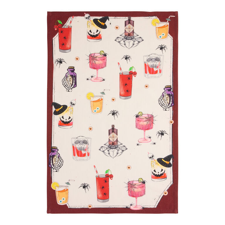 Spooky Cocktails Kitchen Towel | World Market