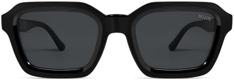 SOJOS Retro Polarized Square Sunglasses Womens Mens Vintage 70s 80s 90s Hexagon Shades SJ2377 | Amazon (US)