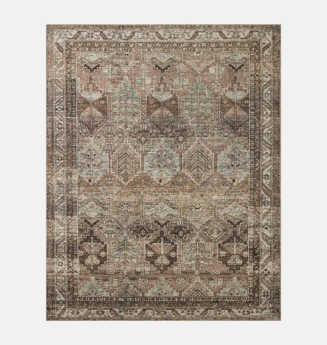 Billie BIL-03 Clay / Sage Area Rug | Shoppe Amber Interiors | Amber Interiors