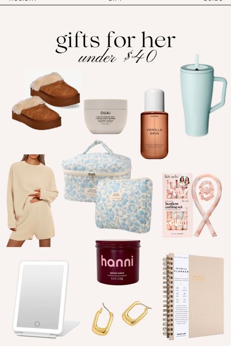 Gifts for her under $40!! These are items that I LOVE and some that I will be personally gifting to friends this holiday season!

Gift ideas, gifts for her

#LTKSeasonal #LTKfindsunder50 #LTKGiftGuide