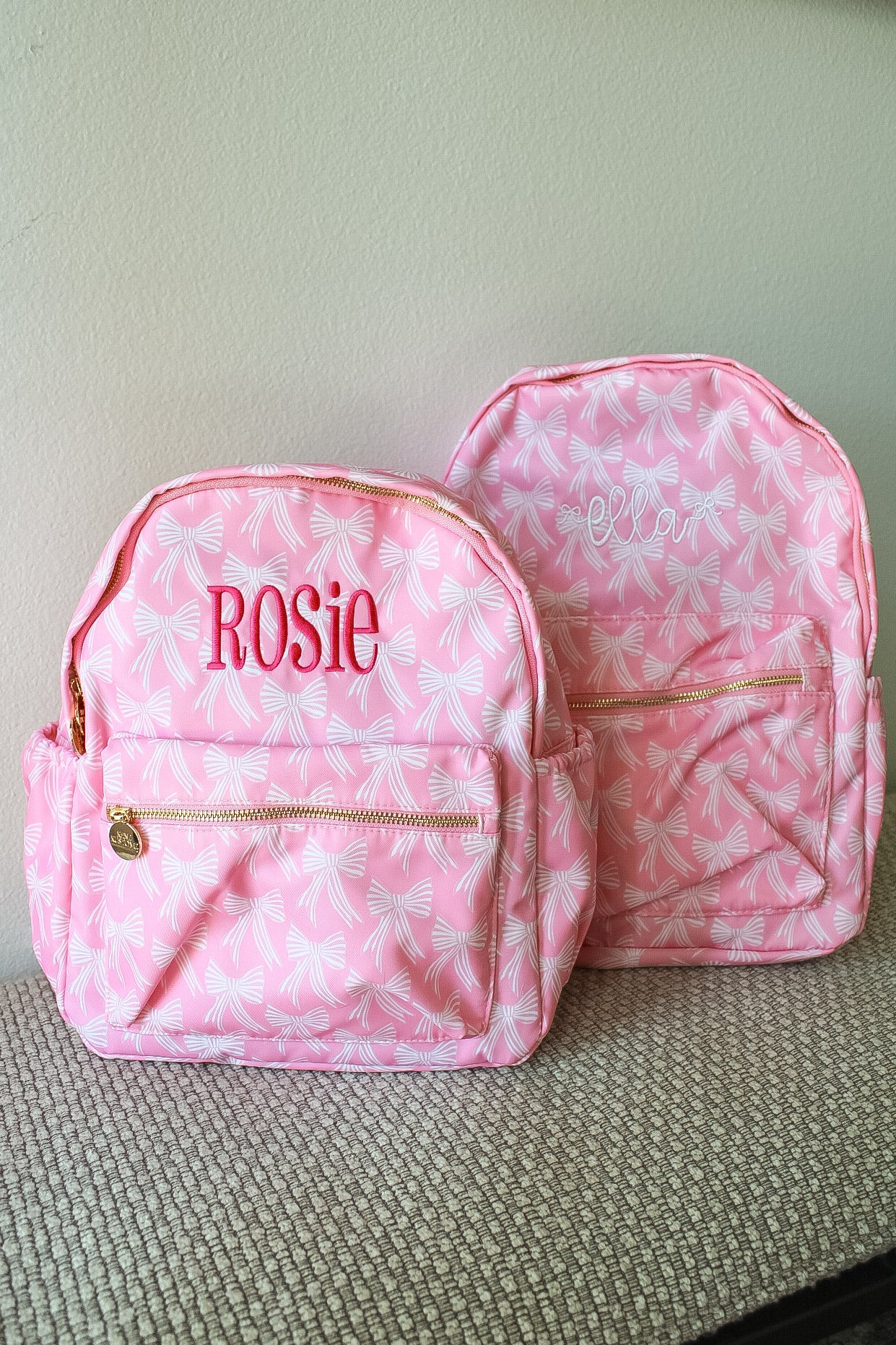 Pink Bow Backpack | KenzKustomz
