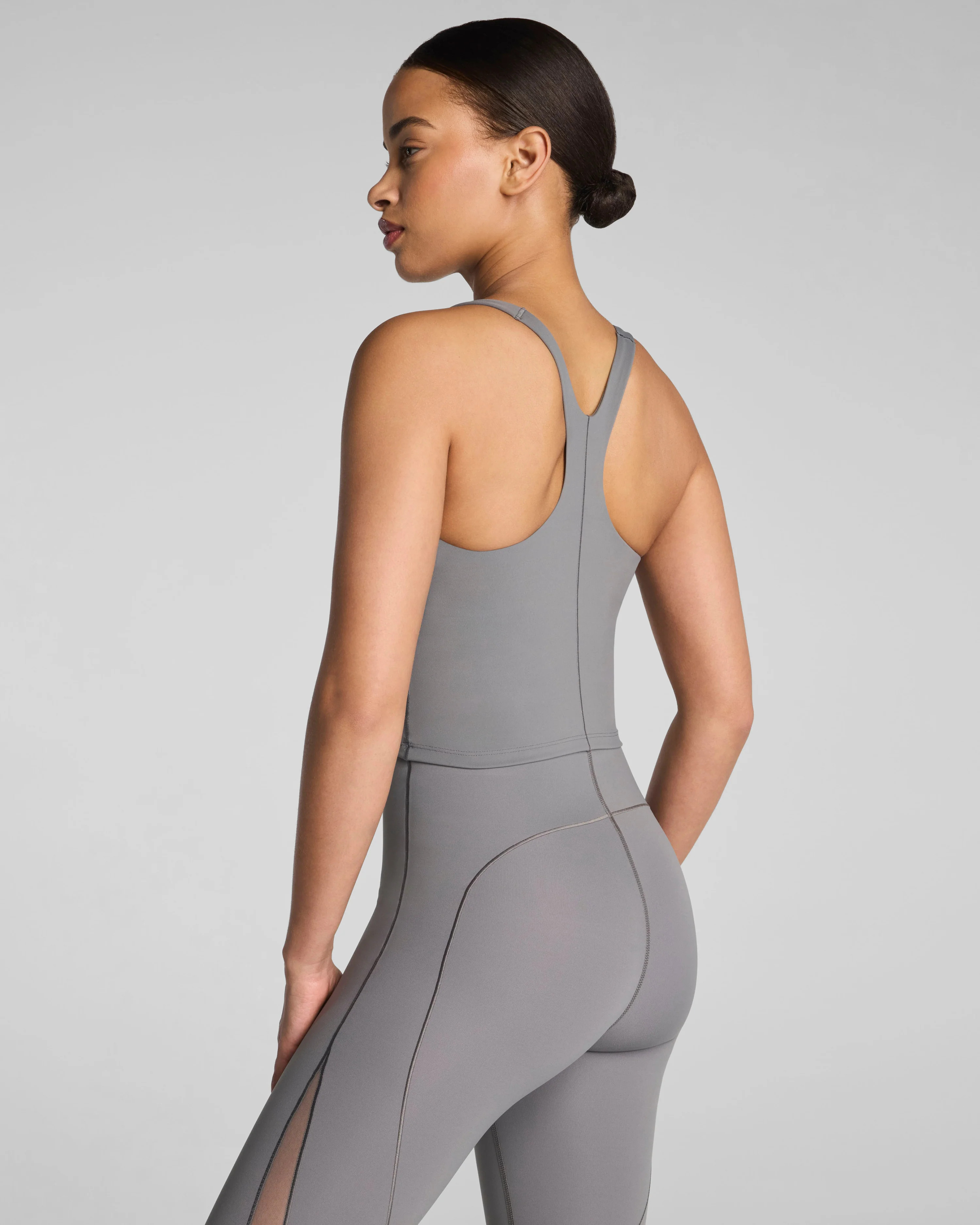 SPANX® BodyLine High Neck Cropped Tank with FlexForm Cups | Spanx