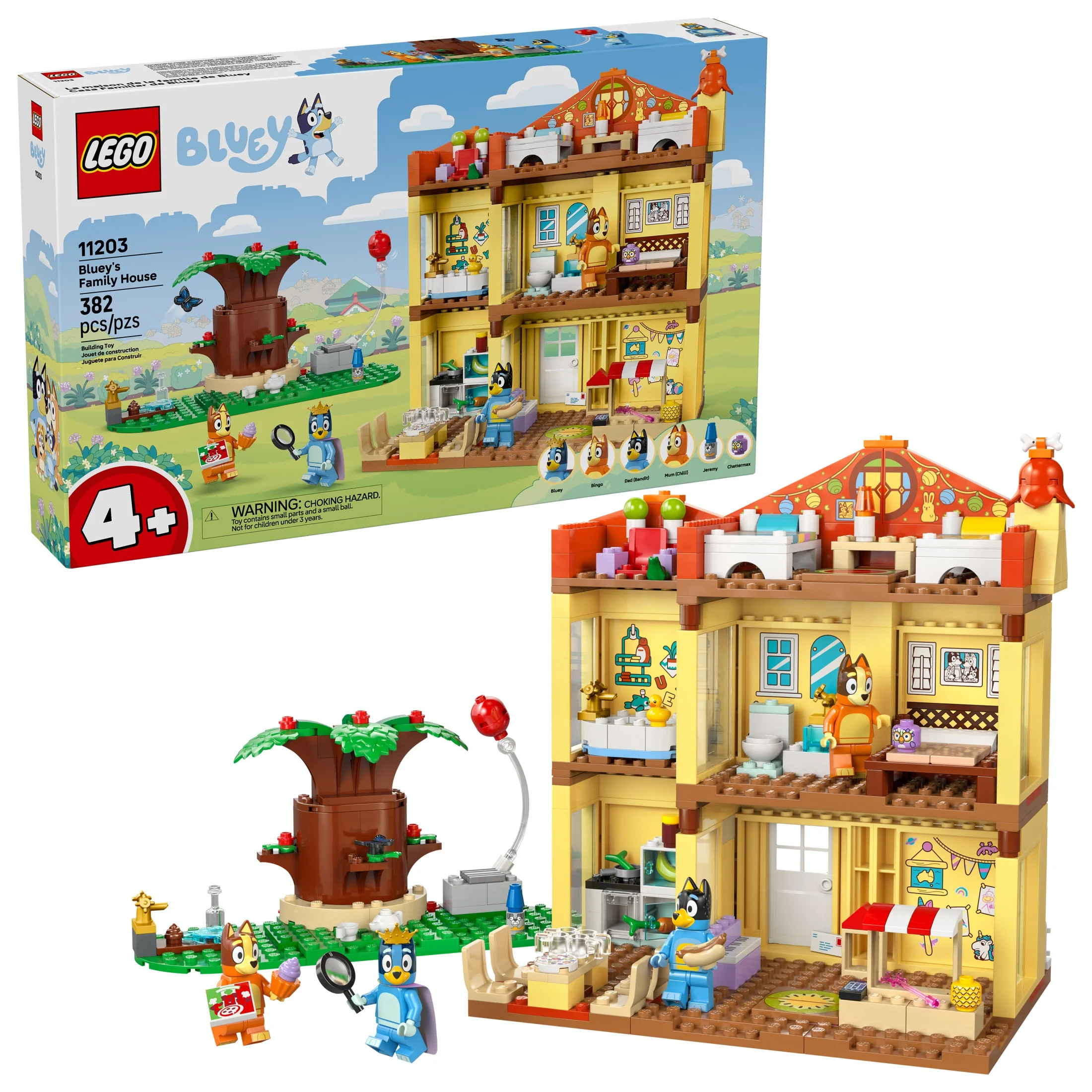 LEGO Bluey: Bluey’s Family House Building Toy - Pretend Play Toys & Figures Playset for Boys & ... | Walmart (US)