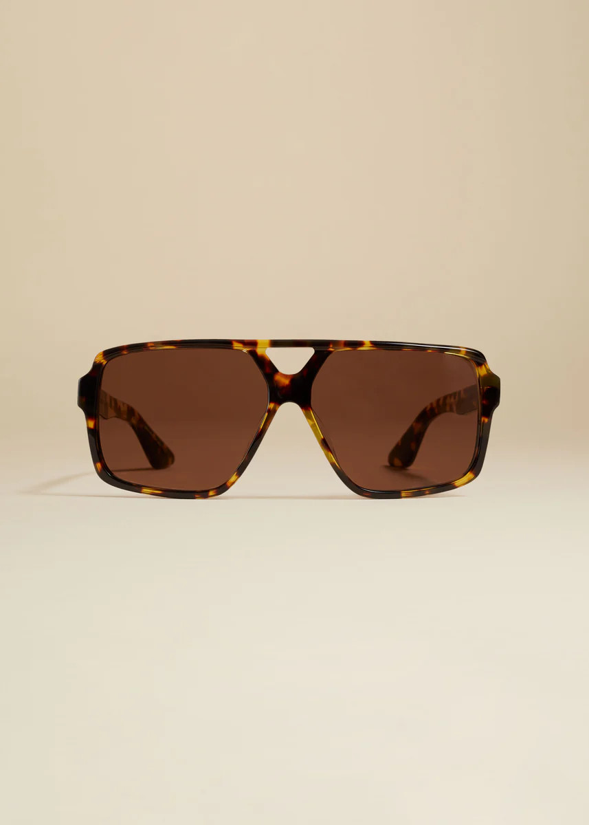 The KHAITE x Oliver Peoples 1977C in Vintage DTB and Brown | Khaite