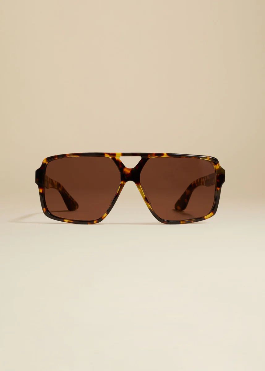 The KHAITE x Oliver Peoples 1977C in Vintage DTB and Brown | Khaite