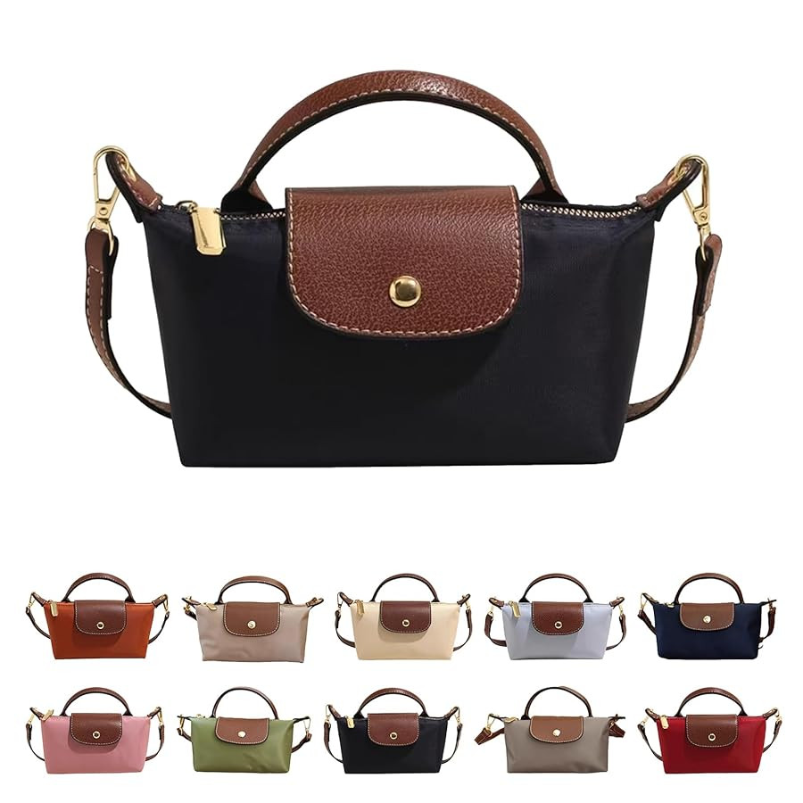 Mini Crossbody Bag for Women - Adjustable Strap Shoulder Purse, Small Spacious Tote with Zipper P... | Amazon (US)