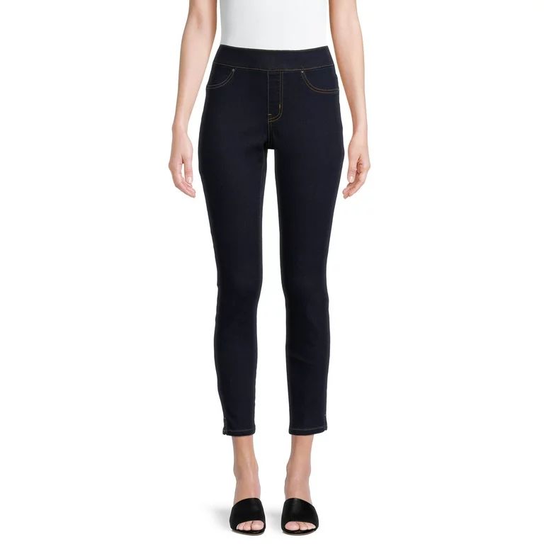 The Pioneer Woman Denim Pull-On Jegging Pants, Women's | Walmart (US)