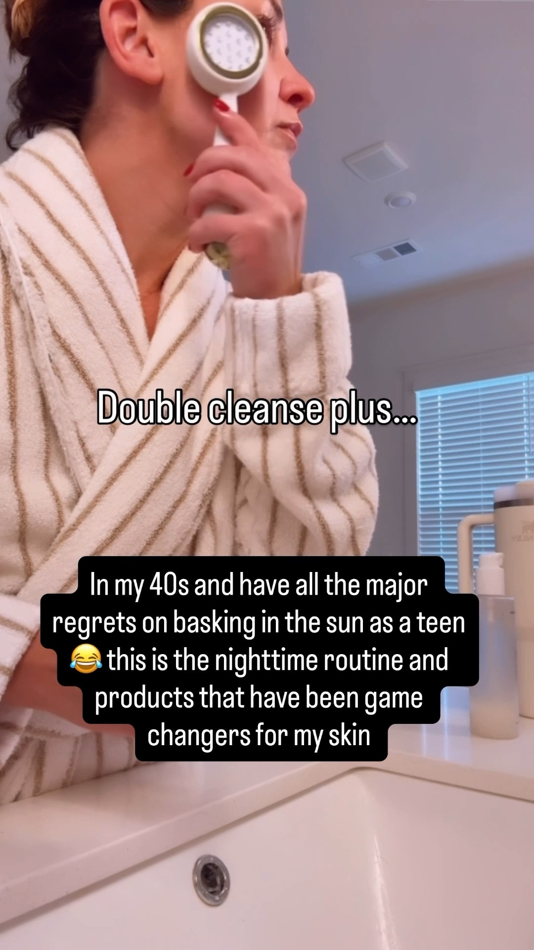 Just a girl in her 40s trying to reverse all the damage she did years ago 😂 
I can NOT say enough good things about Skin Pharm (if you have one in your area go) and their products have truly changed my skin! Sharing all my go-to products and night time routine here for you! Many on sale too! 
You can use code JENNIE20 for 20% off at nulastin too! 
Red light therapy/ skin care over 40 / beauty tips / best skin care products / nighttime skin routine 

#LTKselfcare #LTKOver40 #LTKBeauty