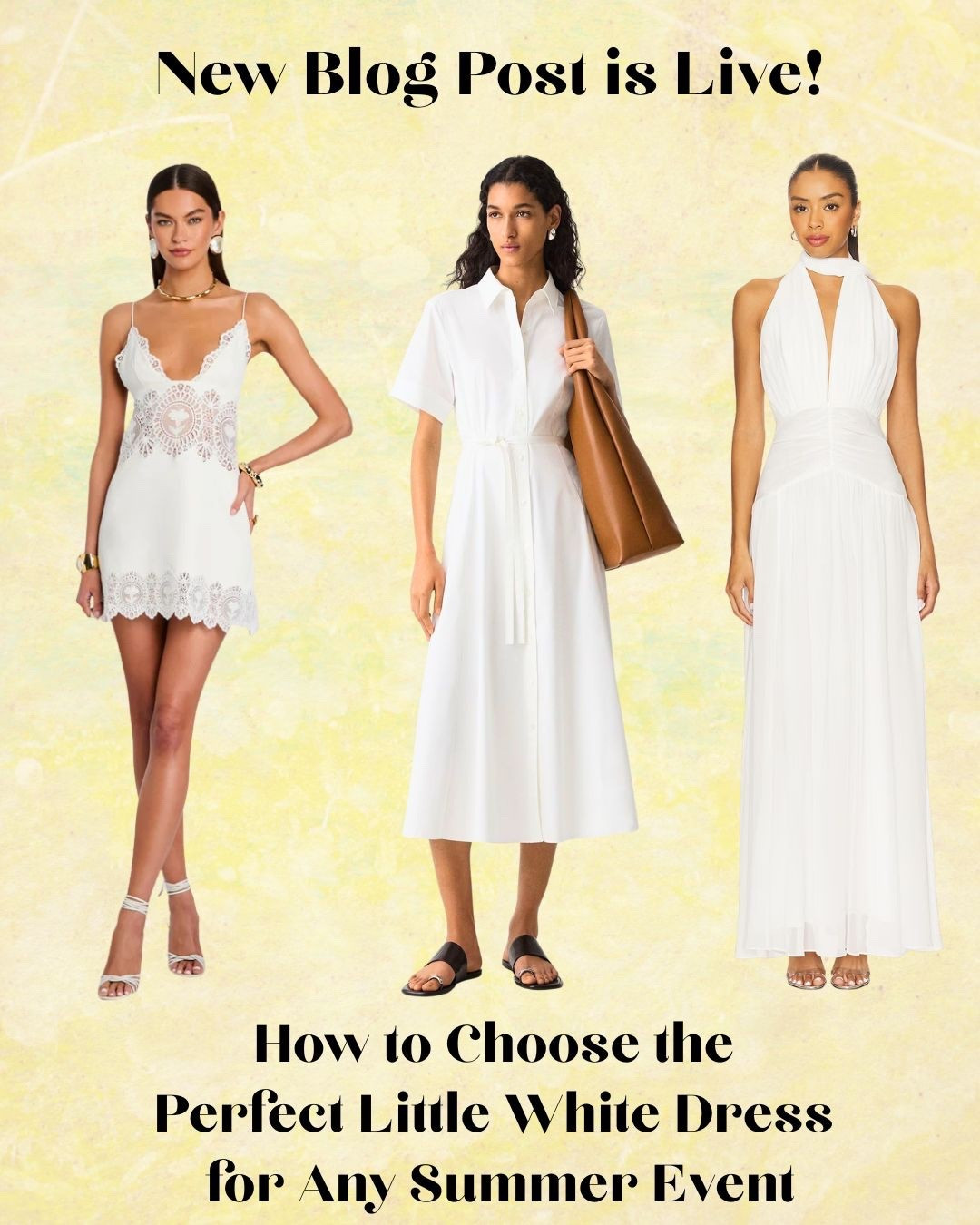 New blog just dropped: How to Choose the Perfect Little White Dress for Any Summer Event ☀️
You know the LBD… but have you met her angelic sister, the LWD? 🤍
She’s lighter, cooler, and made for every RSVP on your summer calendar. Just switch up the length, fabric, and level of dressiness, and she goes anywhere.
Read the blog now at glamtothemaxgowns.com to learn how to build your perfect collection of little white dresses.

#whitedress #littlewhitedress #lwd #summerstyle #dressgoals #whiteoutfit #springdresses #summerdresses



#LTKSeasonal
