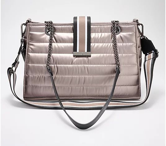 Think Royln Large Shoulder Bag with Crossbody Strap - Kennedy | QVC
