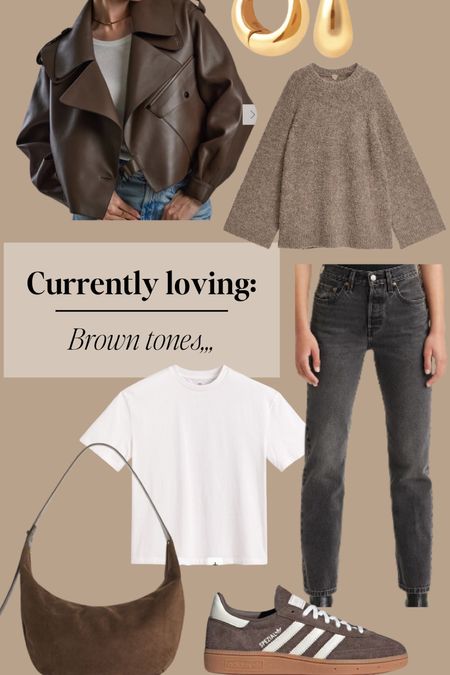 Currently loving: brown tones 🤎🤎 #Brown #Browntones #adidasspezial #Janeandtash #Arker #Levis 

#LTKstyletip #LTKfindsunder100 #LTKSeasonal
