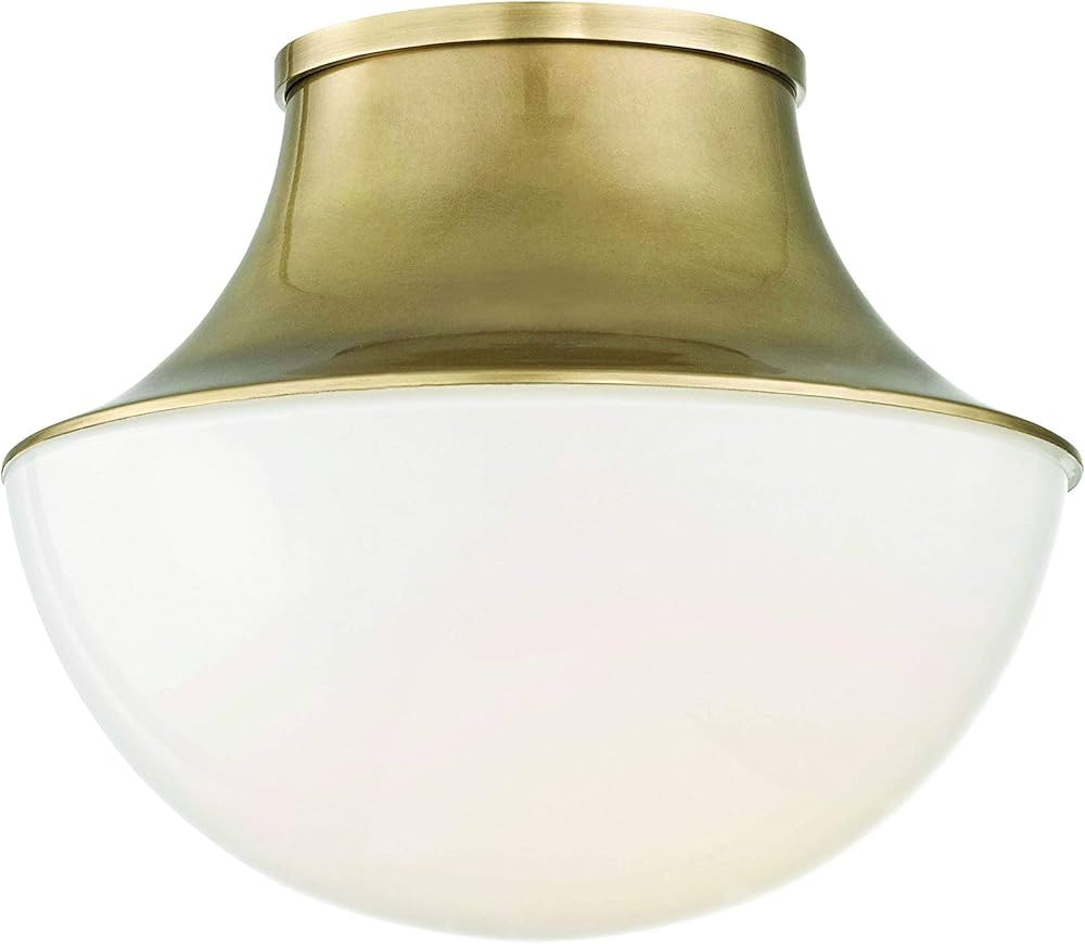 Hudson Valley Lighting 9411-AGB Lettie LED 11 InchW Flush Mount - 10.75 Inches Wide by 9 Inches High | Amazon (US)