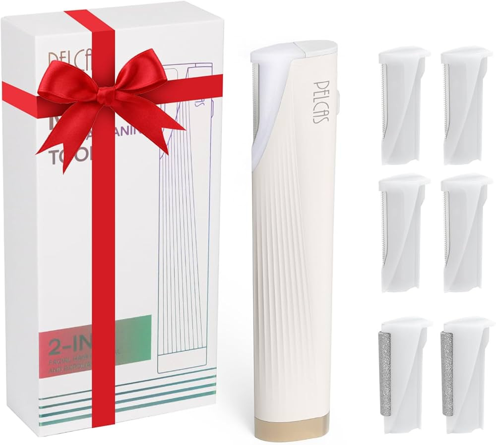 PELCAS Electric Dermaplaning Tool for Face with LED Light, Mini Facial Dermaplaning Razor Kit, Pa... | Amazon (US)