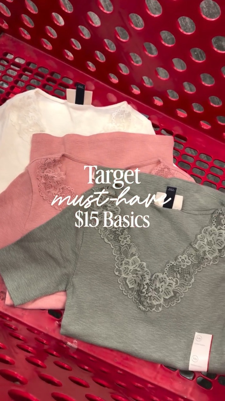 Stop scrolling… these $15 basics at Target are too good! Love the lace details! ✨🩵


#micheleonstyle #targetstyle #targetfinds #targetfashion