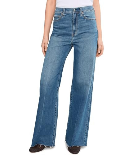 Daze Women's Far Out High-Rise Wide Leg in New Indigo New Indigo 29 Inseam: 32" | Amazon (US)