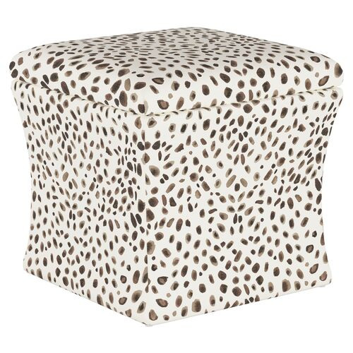 Maria Storage Ottoman, Cheetah | One Kings Lane