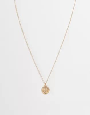 Reclaimed Vintage inspired St Christopher necklace in gold exclusive at ASOS | ASOS | ASOS (Global)