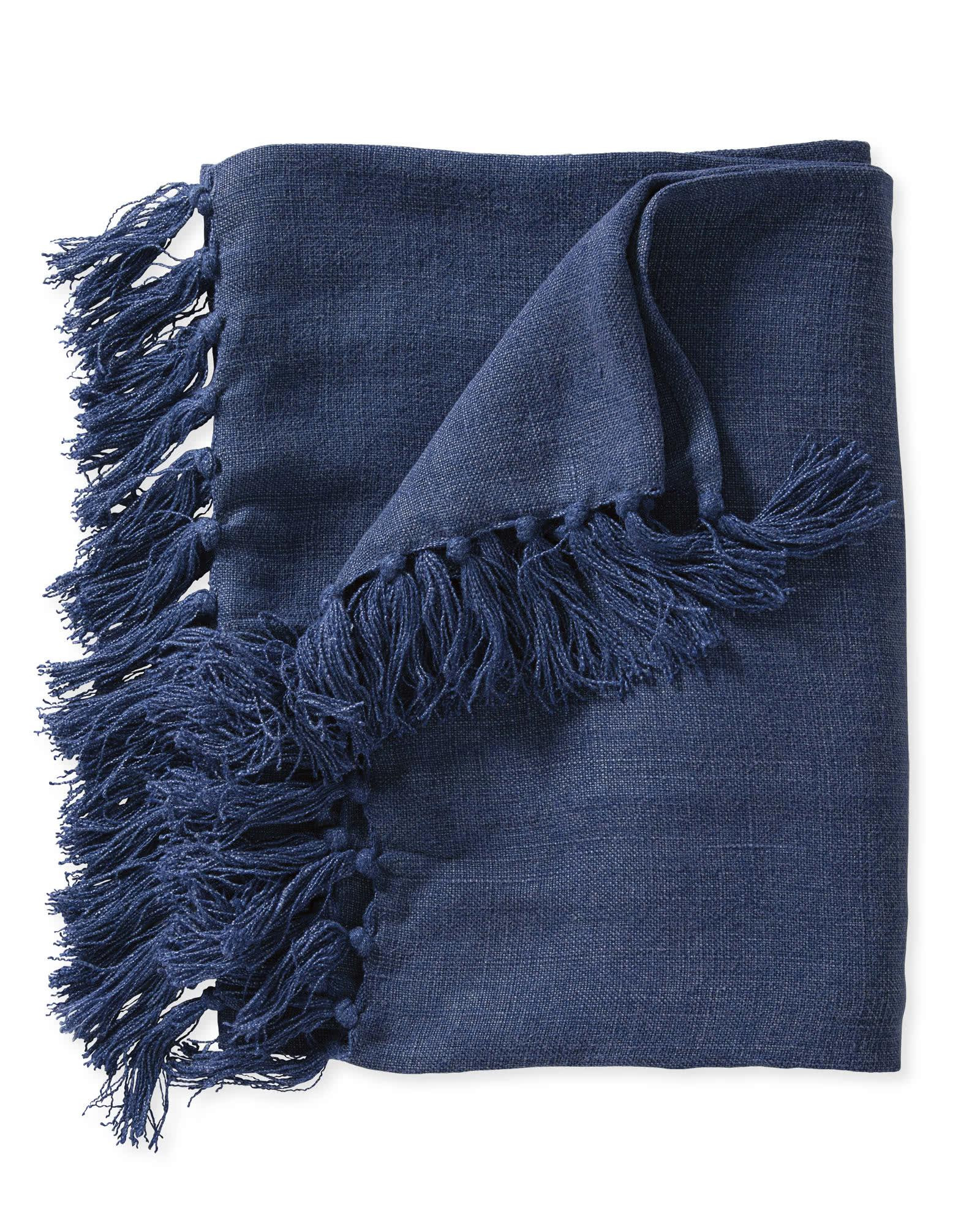 Mendocino Linen Throw | Serena and Lily