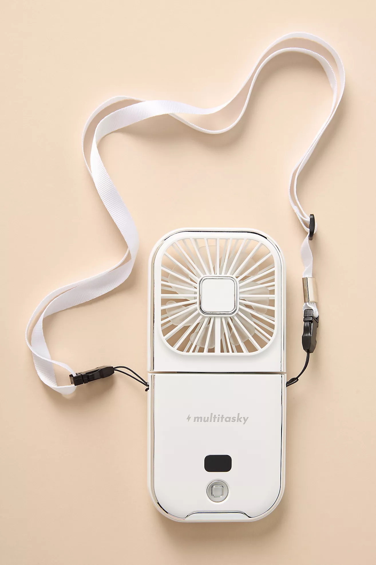 Multitasky PhonePal 3-in-1 Pro: Cooling Fan + Power Bank + Phone Stand (with Display Panel) | Anthropologie (US)