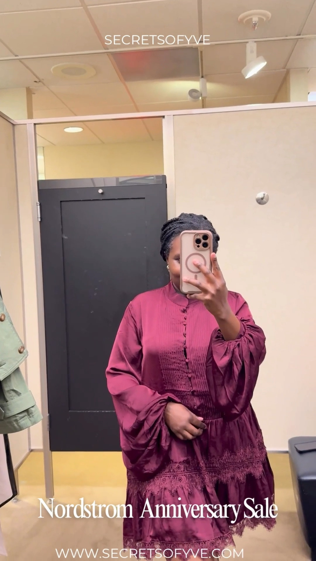SecretsofYve: the collar, the SLEEVES, the style. This is a perfect date night dress. Nordstrom Anniversary Sale. NSALE
#Secretsofyve #ltkgiftguide
Always humbled & thankful to have you here.. New posts daily at 3pm & 4:15pm EST. 
CEO: PATESI Global & PATESIfoundation.org
@secretsofyve : where beautiful meets practical, comfy meets style, affordable meets glam with a splash of splurge every now and then. I do LOVE a good sale and combining codes! #ltksalealert #ltku #ltkplussize #ltkmidsize #ltkover40 #ltkpetite #ltkvlog #ltktravel #ltkbump #ltktall #ltkootd #ltkselfcare #ltkbeauty #ltkstorytime #ltkmomlife #ltkgrwm #ltkdayinmylife secretsofyve

#LTKSeasonal #LTKWedding #LTKWorkwear