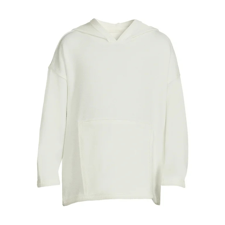 easy-peasy Toddler Girl Long Sleeve Hacci Hoodie, Sizes 12 Months-5T | Walmart (US)