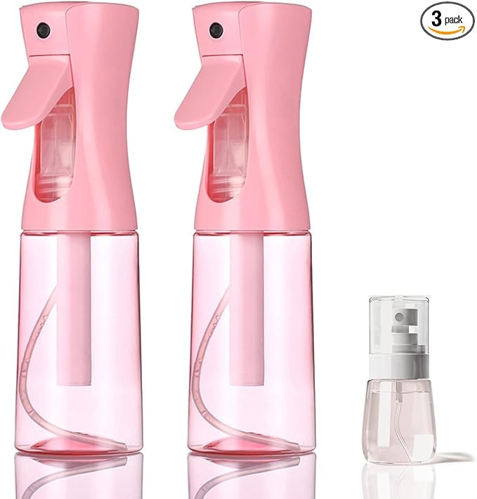 3 Pack Spray Bottles, 2-Pack Continuous Spray Bottles,Fine Water Mist Spray Bottles for Hair 6.8 ... | Amazon (US)