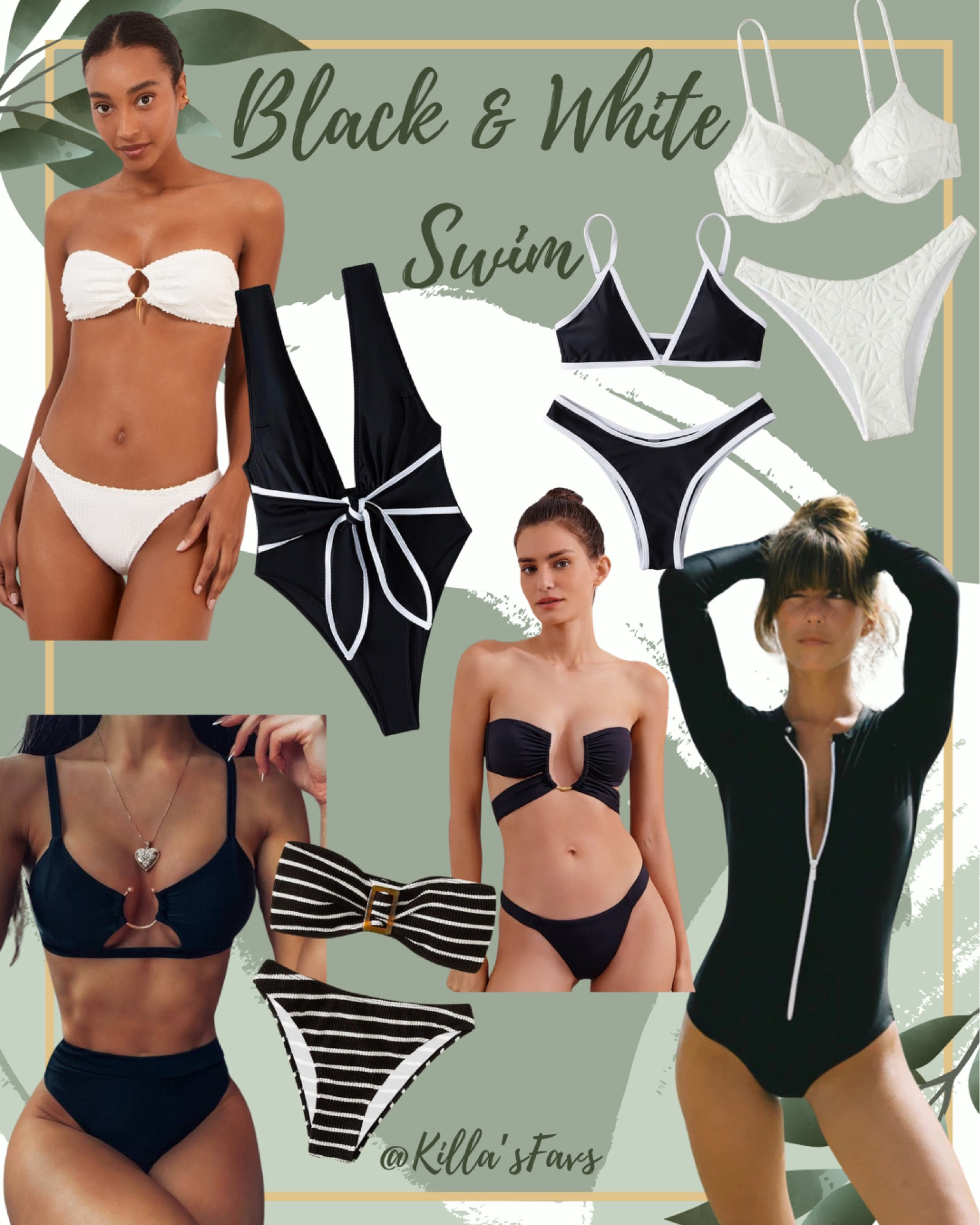 Spring is coming- which means spring break + swim season is right around the corner💕

Check out some of these chic, classic swimsuits in white and black. 

#black #white #chic #chicswim #trendy #swimseason #springbreak #summer #spring #poolseason #swim #swimsuits #style #swimstyle #poolstyle

#LTKswim #LTKSeasonal