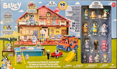 NEW Bluey's Ultimate Mega Play Set 40+ Pieces Disney Bluey from Costco | eBay US