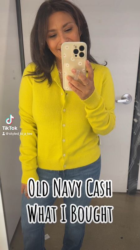 Have you used your Old Navy Super Cash? Founds some cute essentials and a new pair of the WOW bootleg denim. Everything is on sale and you can use code HURRY for an additional discount. Wearing a small in all tops and a 6 ankle in denim. 

#LTKover40 #LTKsalealert #LTKfindsunder50