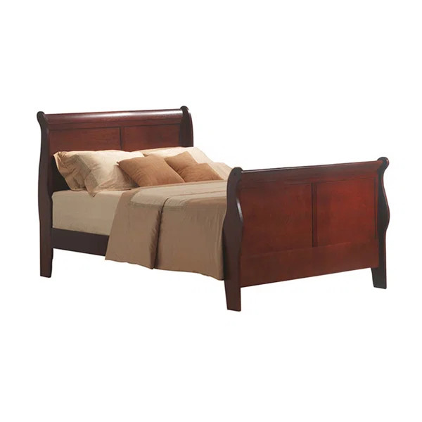 Macneil Solid Wood Sleigh Bed | Wayfair North America