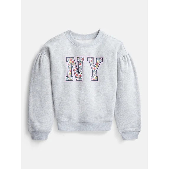 Wonder Nation Girls' Sweatshirt and Flare Leggings Set, 2-Piece, Sizes 4-10 | Walmart (US)