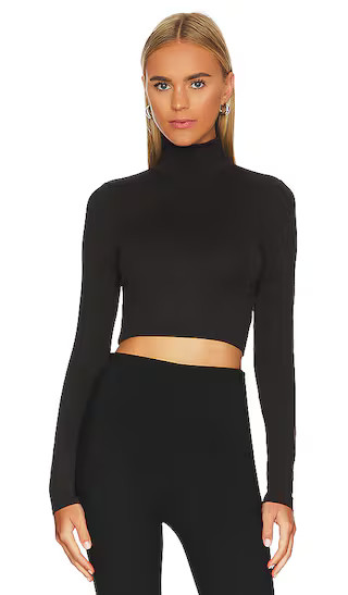 No Bra Club Turtleneck in Jet Black | Revolve Clothing (Global)