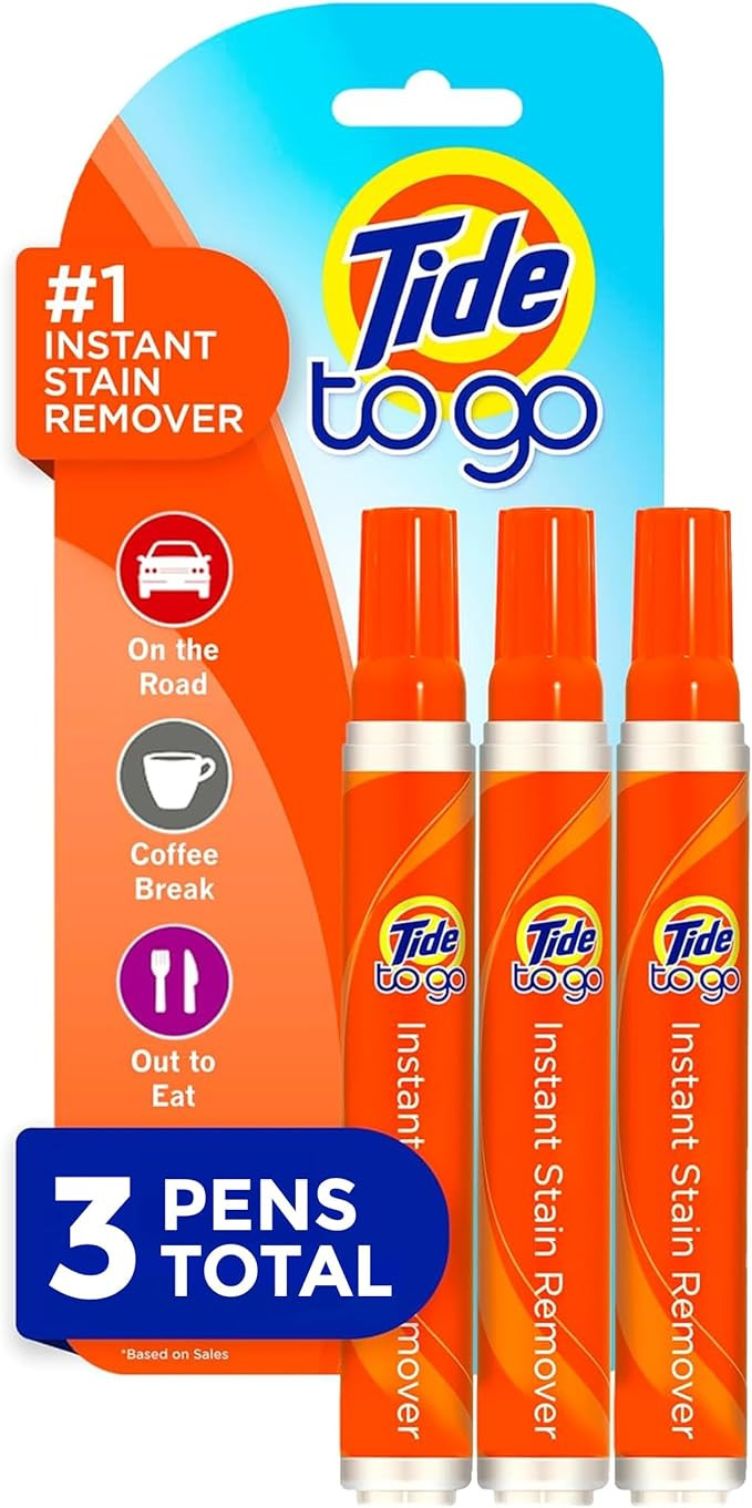 Tide Pen Stain Remover for Clothes, Tide To Go Pen, Instant Stain Remover Pen & Spot Cleaner, Por... | Amazon (US)