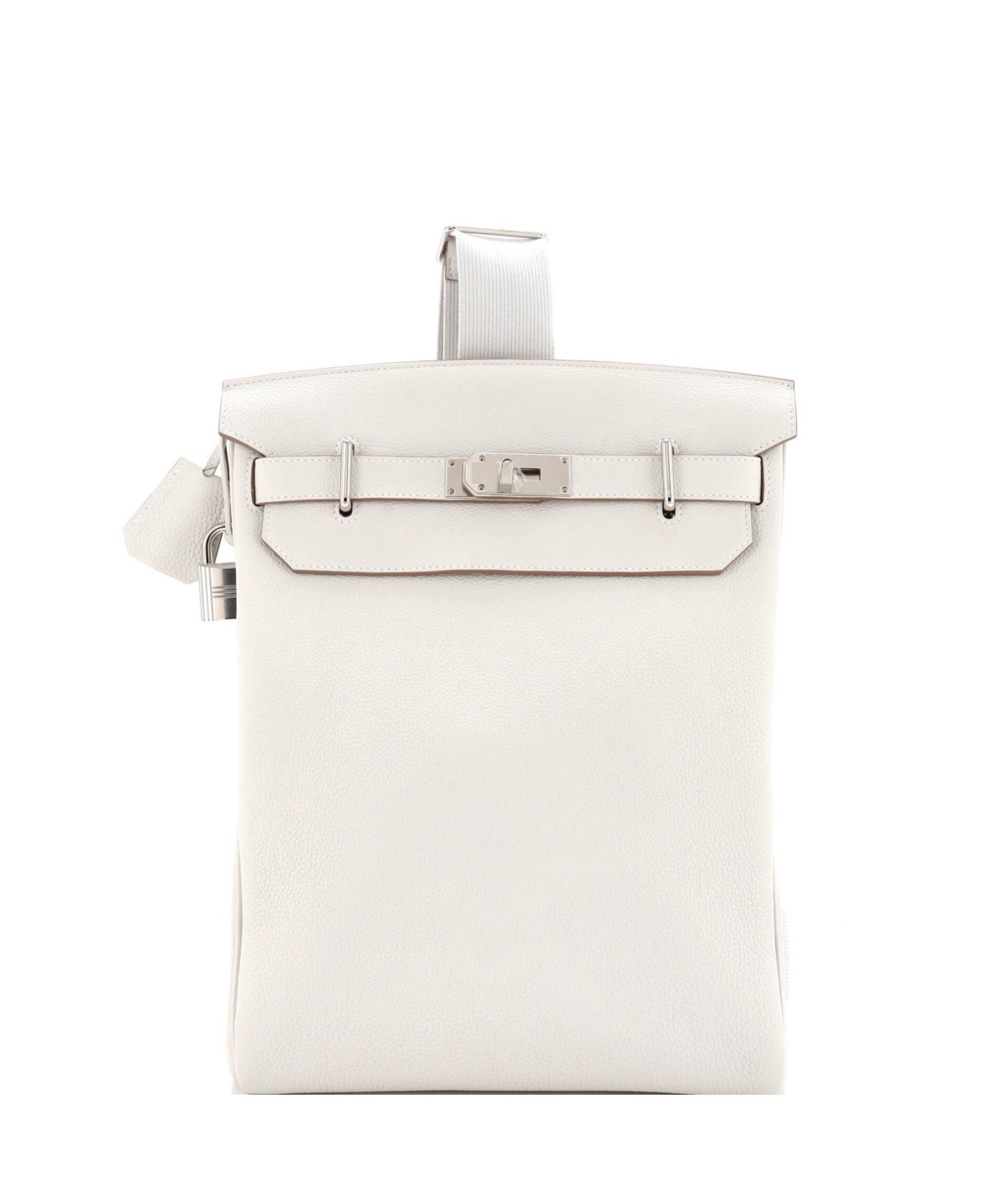 Pre-Owned Hermes Gm Hac a Dos Backpack Togo - White | Macy's