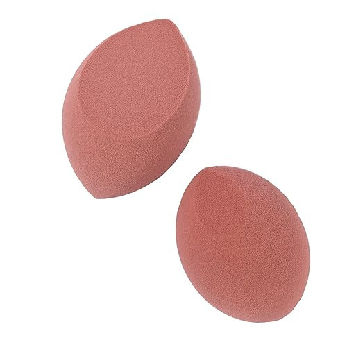 Brush Bubble makeup sponges for foundation - Soft, Latex-free, Dual Angled Make Up Sponges for face. 2 Piece Makeup blenders Set, Rose Pink Color, Travel Friendly | Amazon (US)