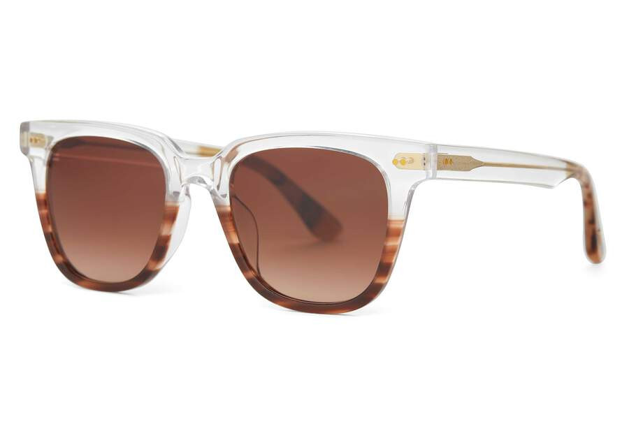 Memphis 301 Mocha Fade Handcrafted Sunglasses | Toms Americas